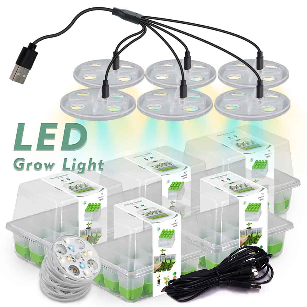 Grow Light Led - Kit de bandeja de inicio de