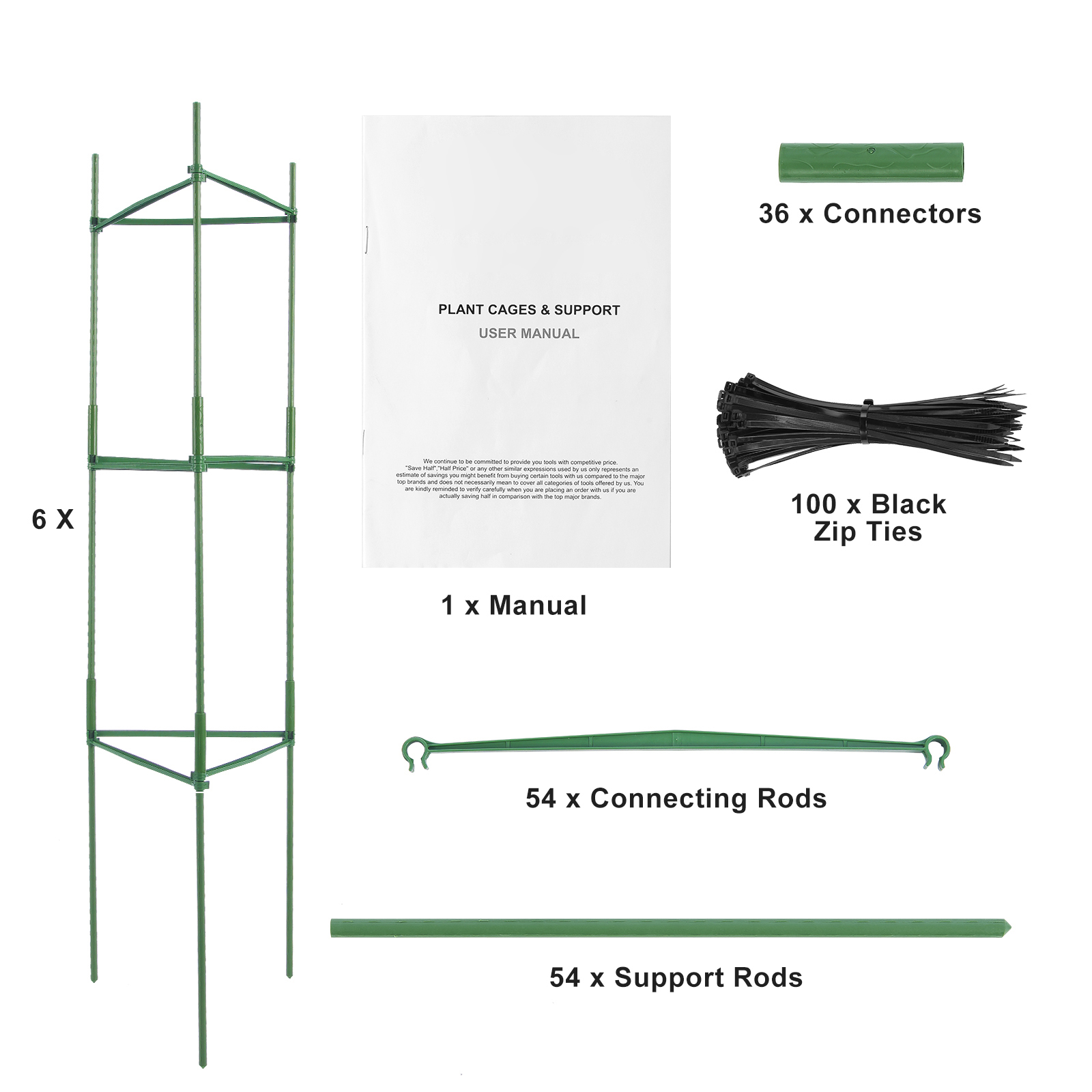 Raised Garden Bed - VEVOR - Jaulas para tomates de
