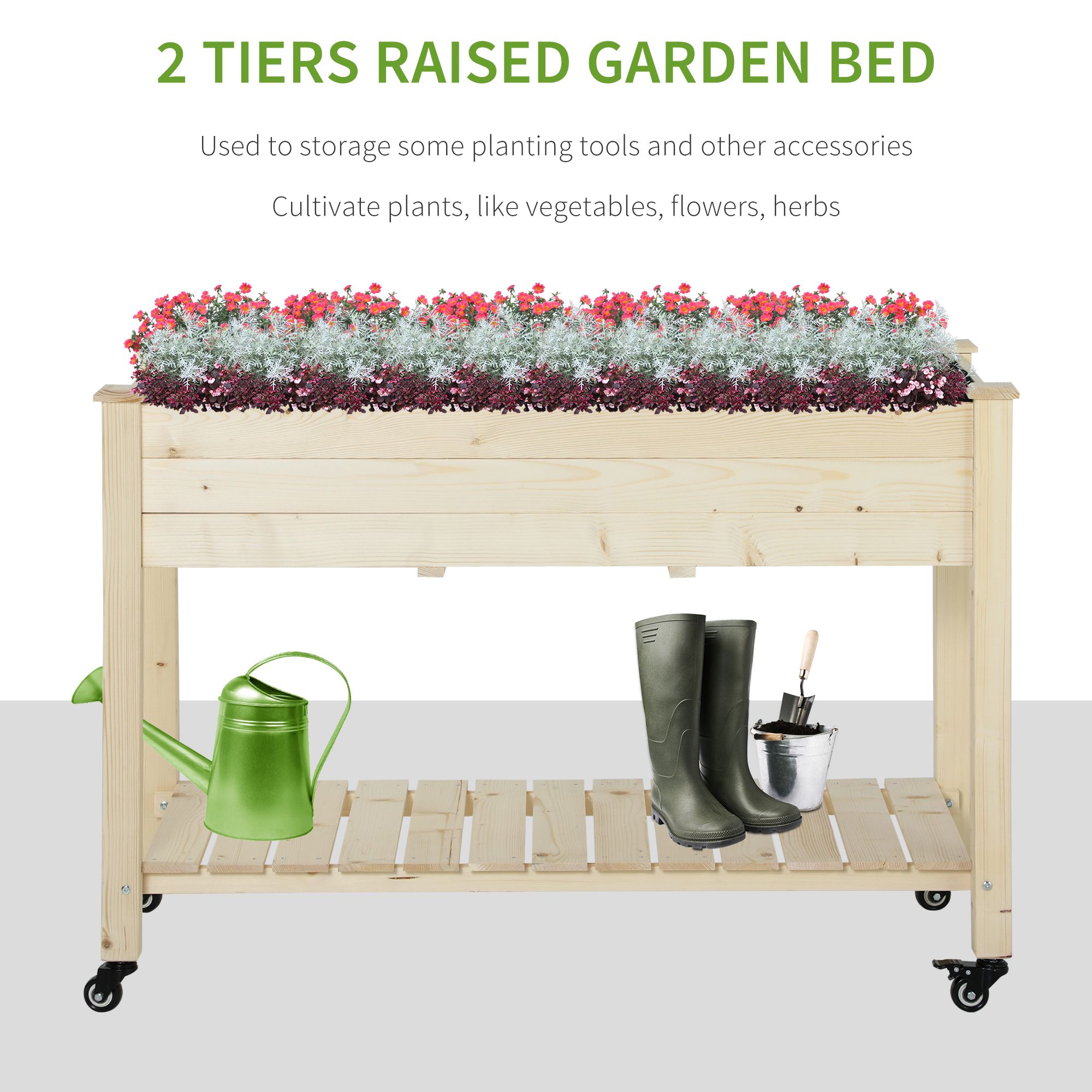 Cama de jardín elevada para in - Grow Bag reseña y precio