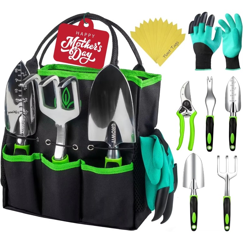 Juego de 9 Herramientas de Jar - Trowel Garden Tools reseña y precio