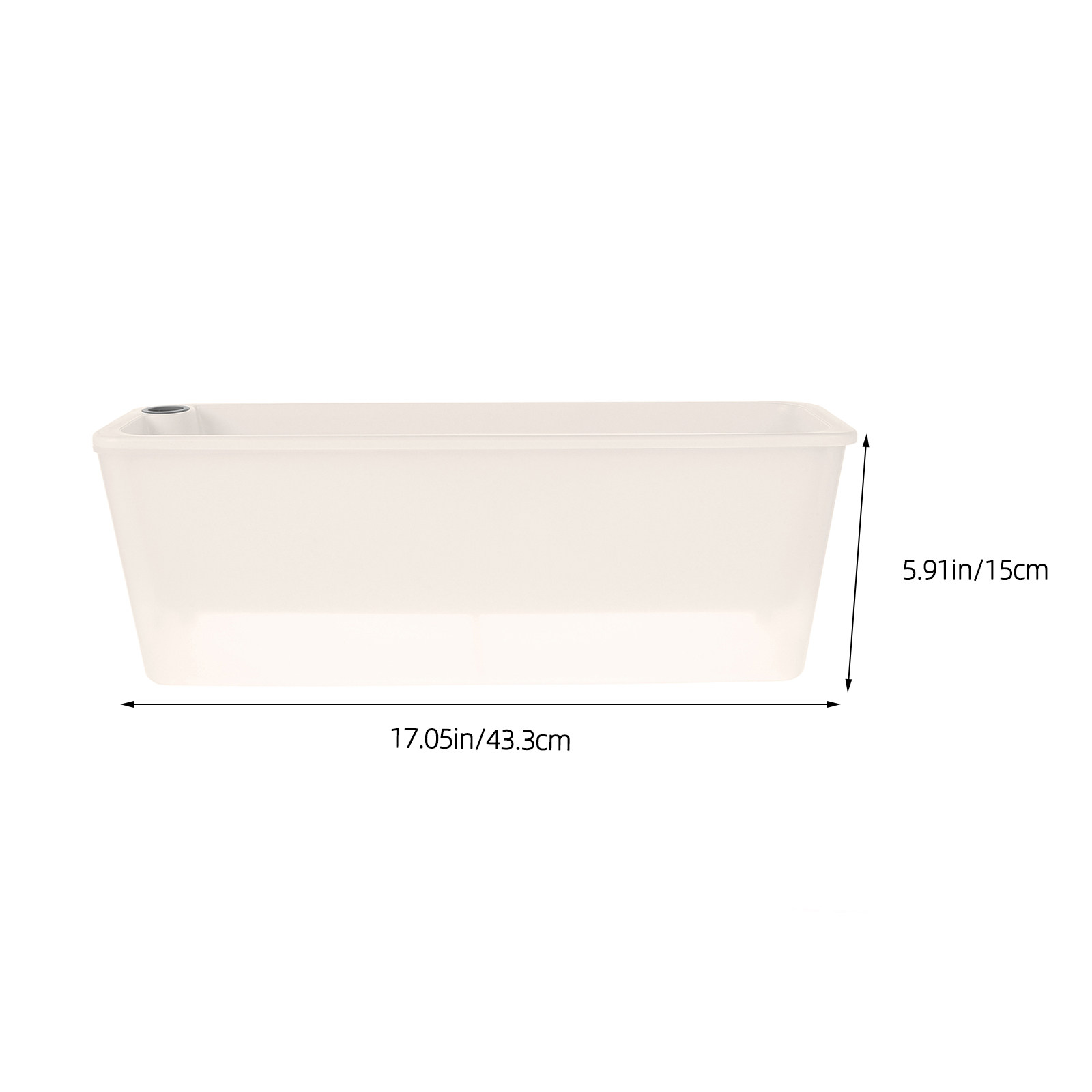 Maceta rectangular estrecha co - Indoor Herb Garden reseña y precio