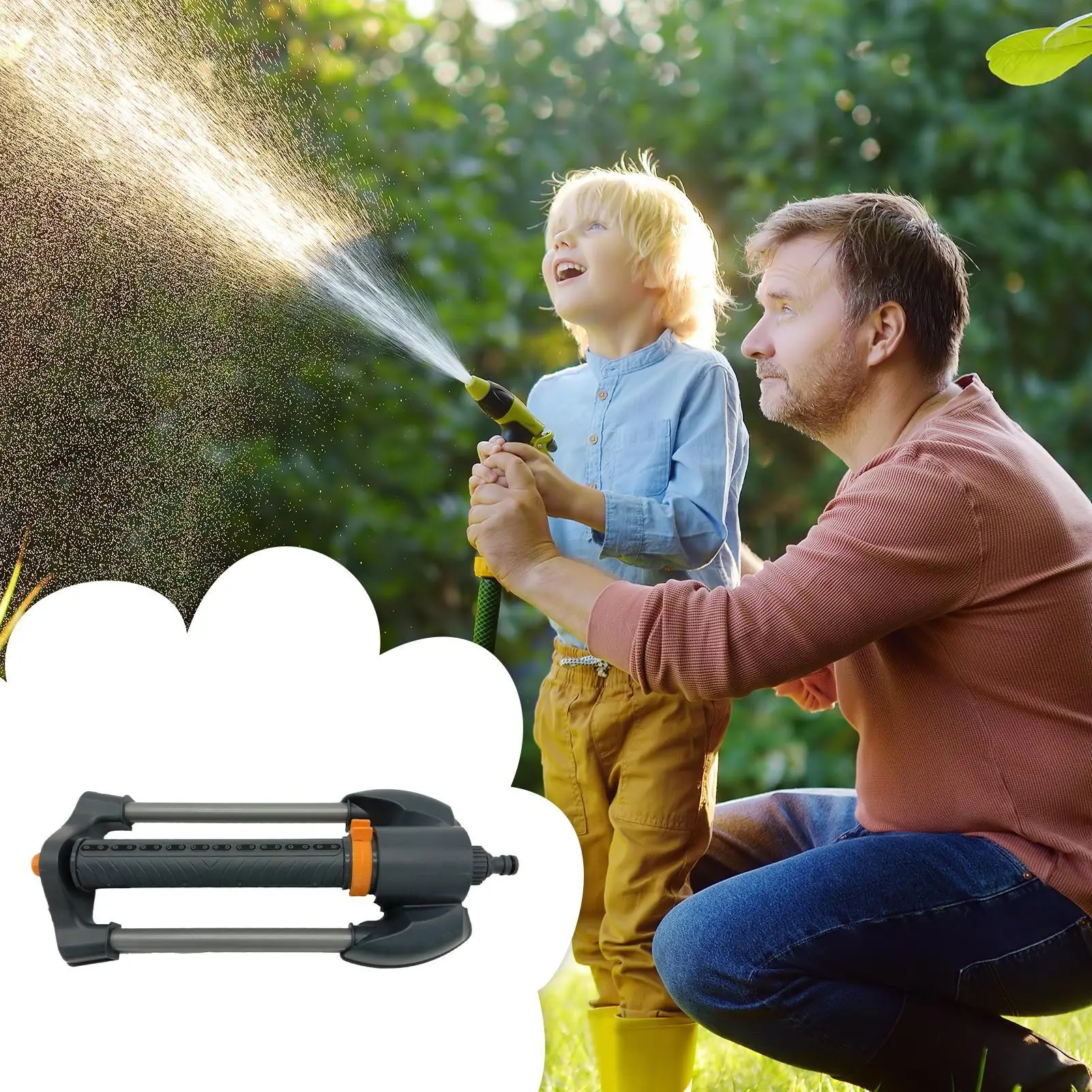Aspersor de agua oscilante, he - Raised Garden Bed reseña y precio