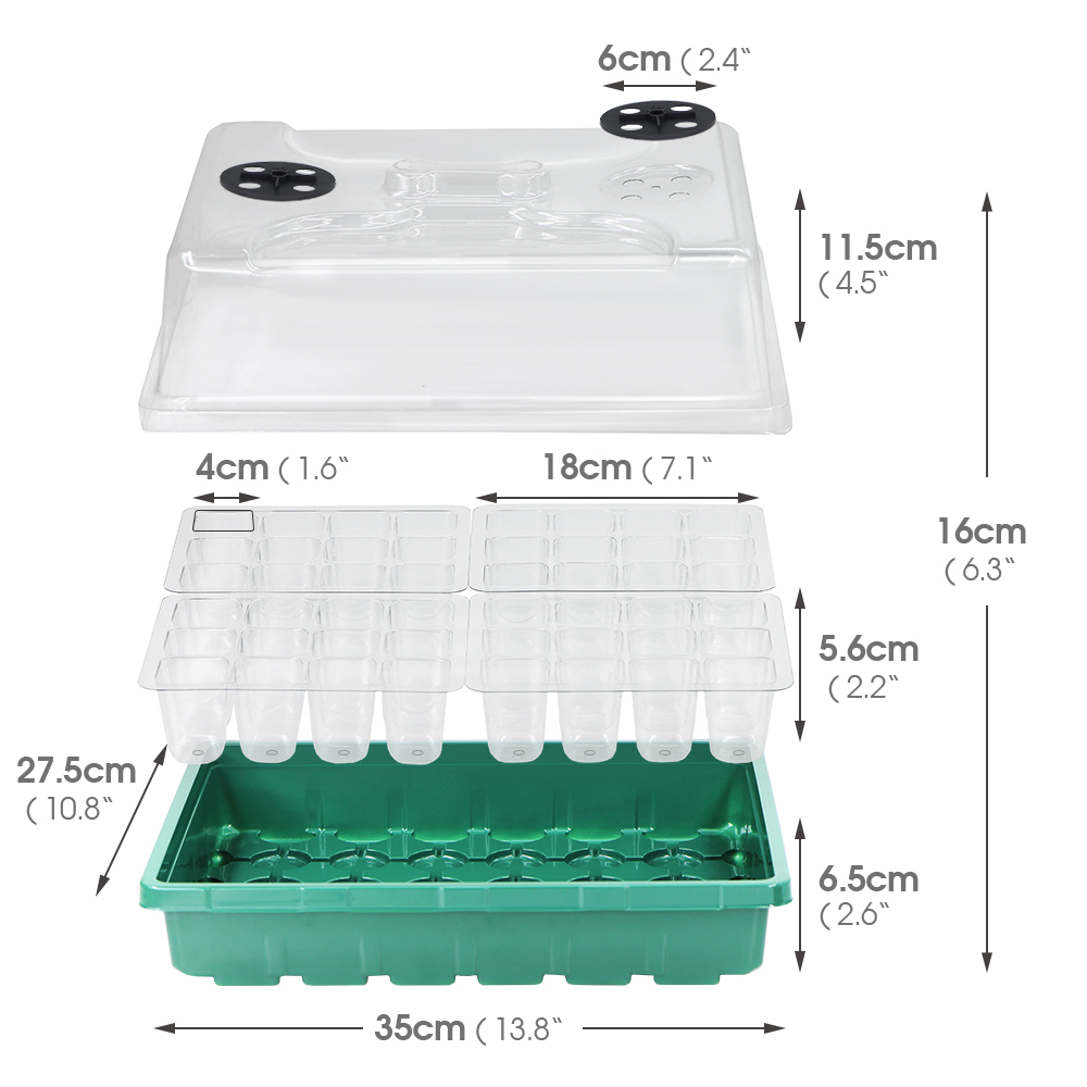 Caja de plántulas cálidas, est - Seed Starter Tray reseña y precio