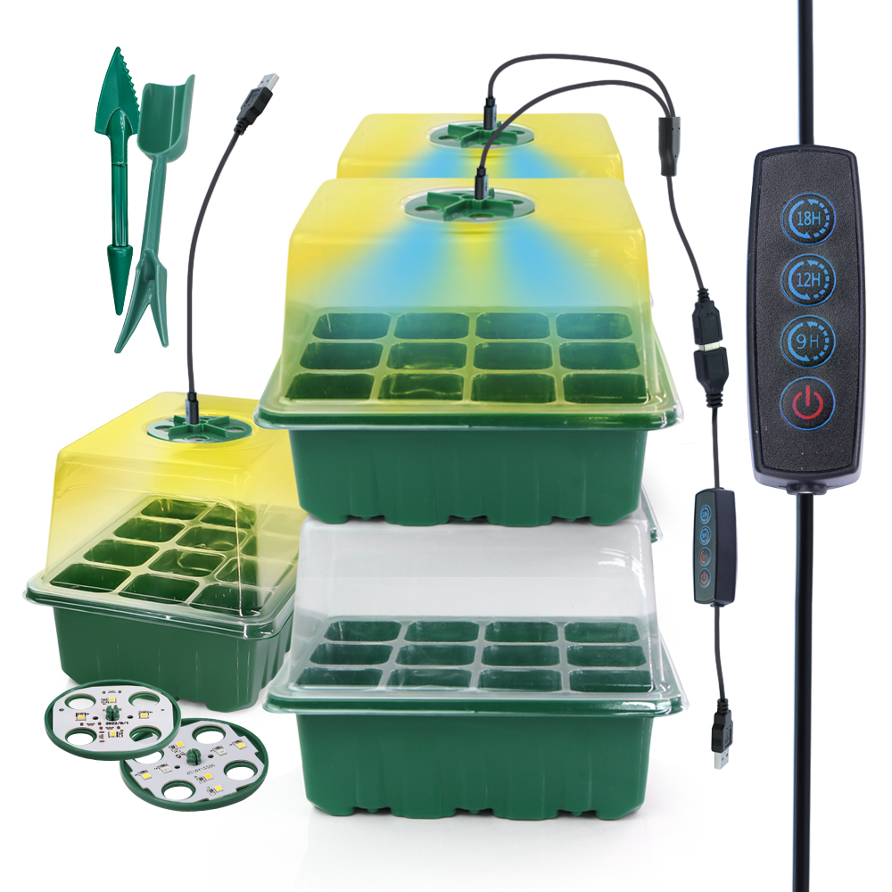 Macetas LED para vivero con lu - Grow Light Led reseña y precio